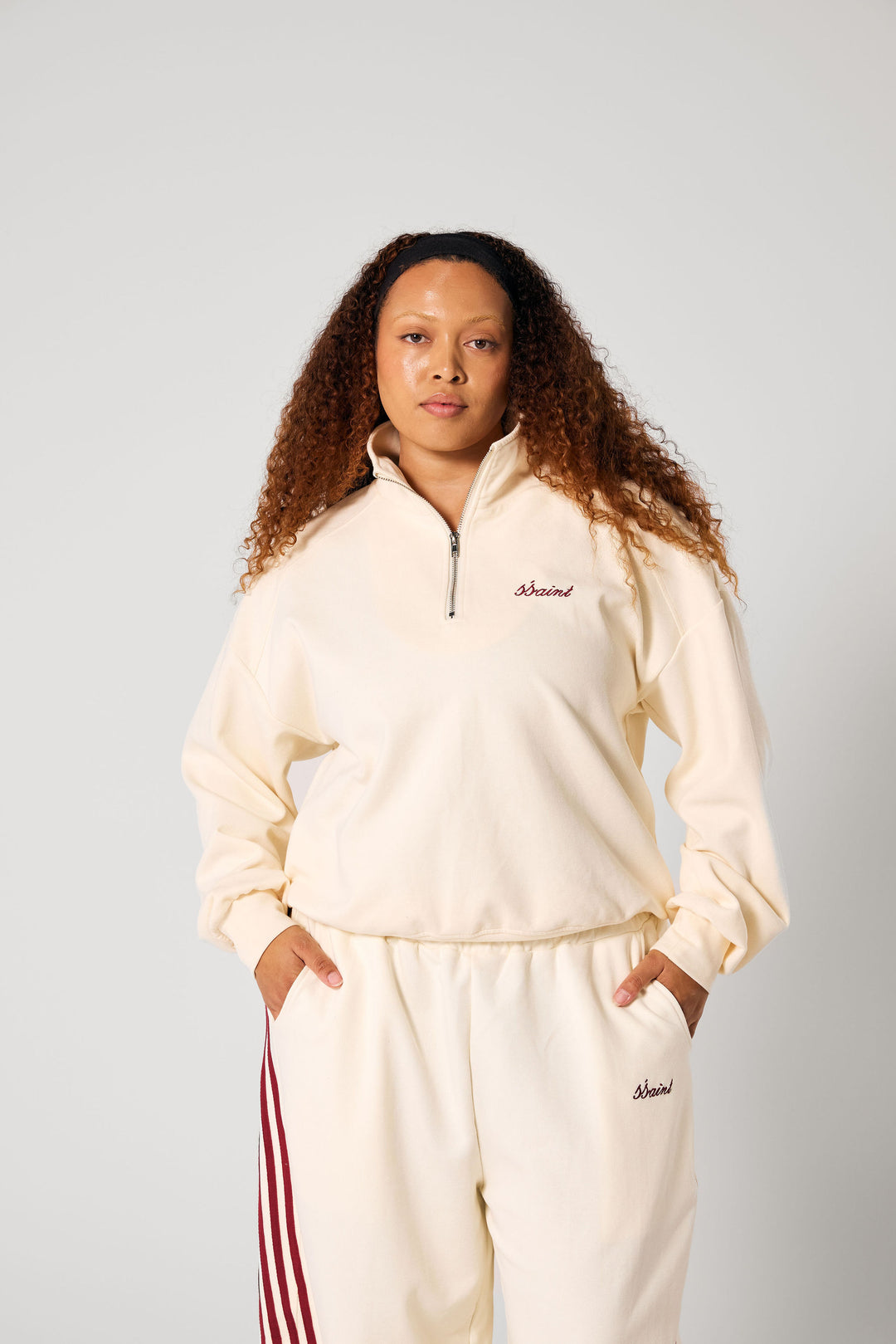 SŚAINT Barrel Pants - Butter