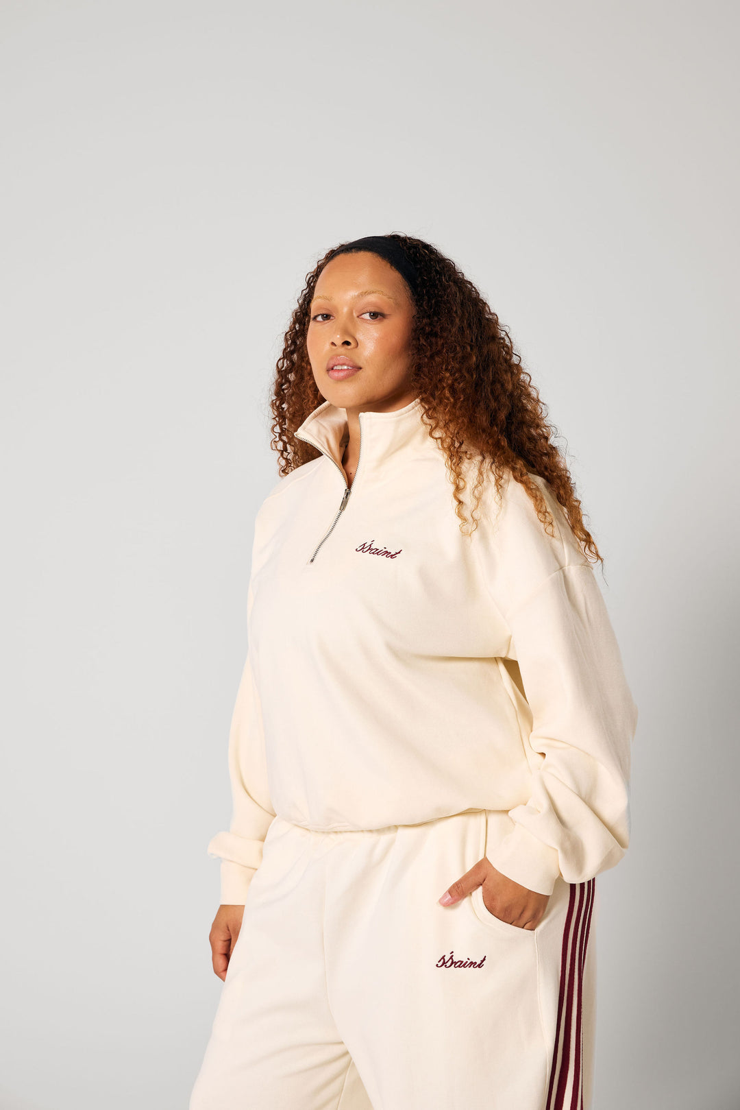 SŚAINT Barrel Pants - Butter