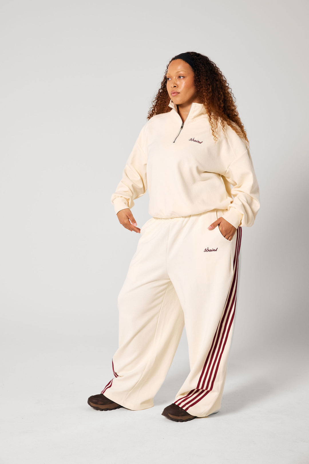 SŚAINT Barrel Pants - Butter