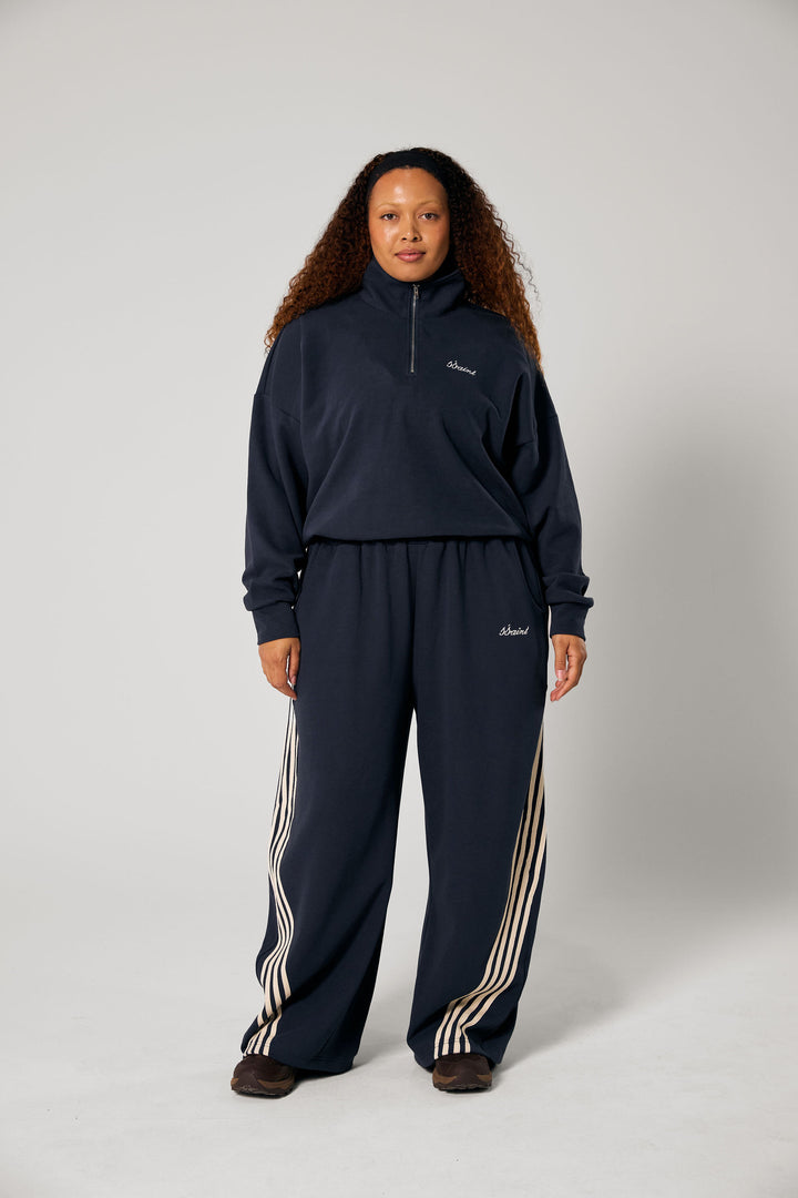 SŚAINT Zip Jumper - Navy