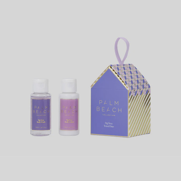 Palm Beach Collection Gingerbread House 30ml Body Wash & 30ml Body Lotion Travel Duo - Fig Tree