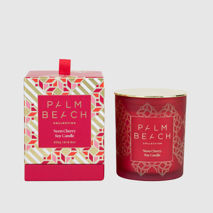 Palm Beach Collection 420g Standard Candle - Neon Cherry