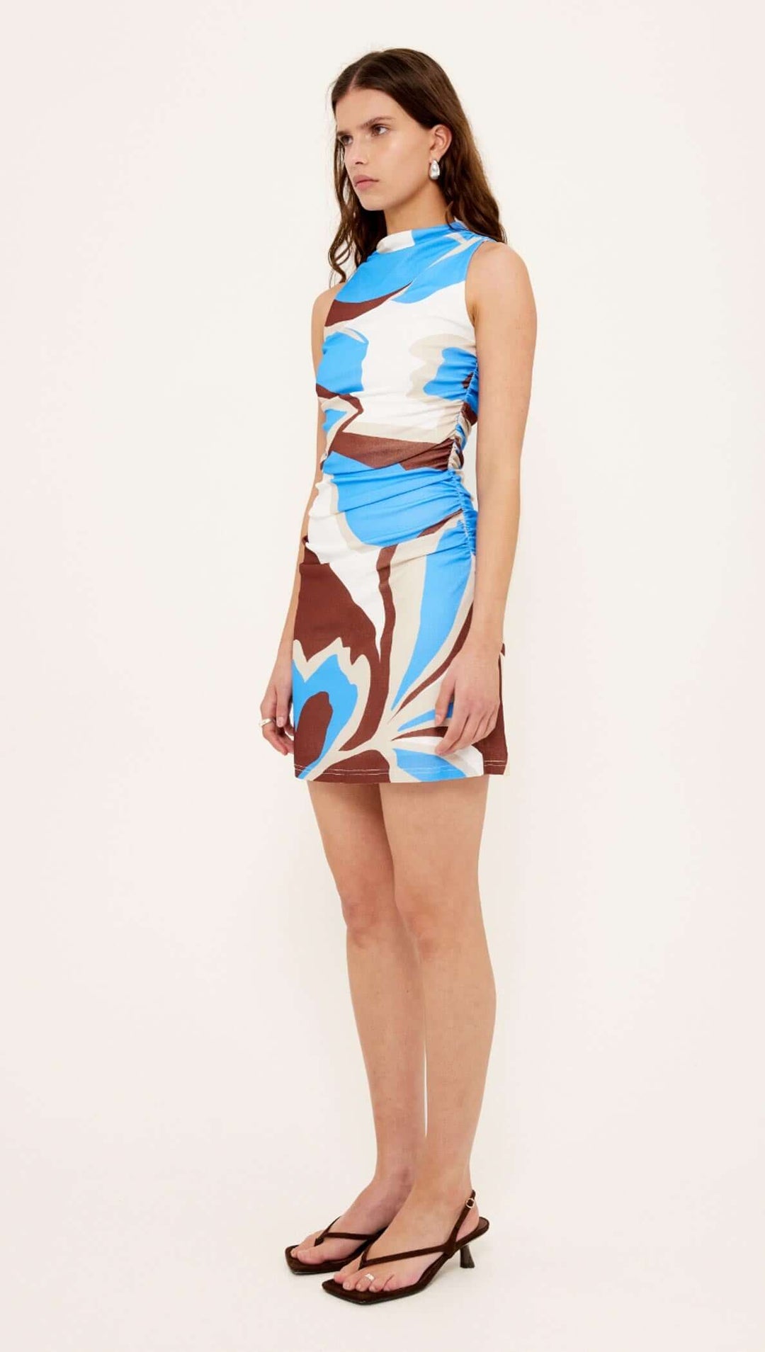 Staple The Label Cielo Mesh Mini Dress - Abstract