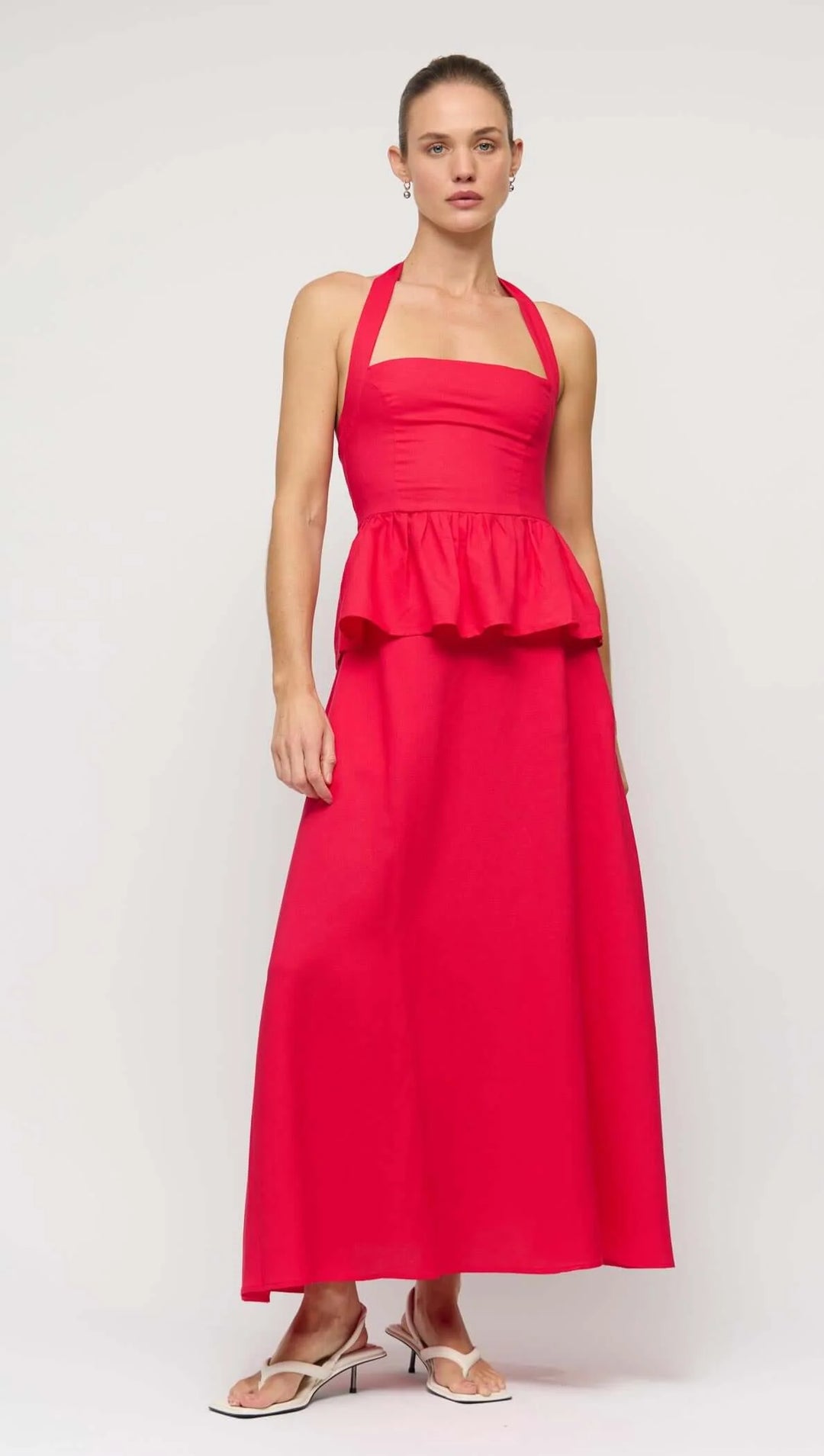 Staple The Label Valentina Maxi Skirt-Red