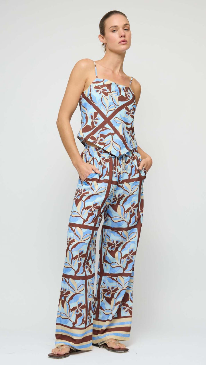 Staple The Label Cielo Drawstring Pants - Abstract
