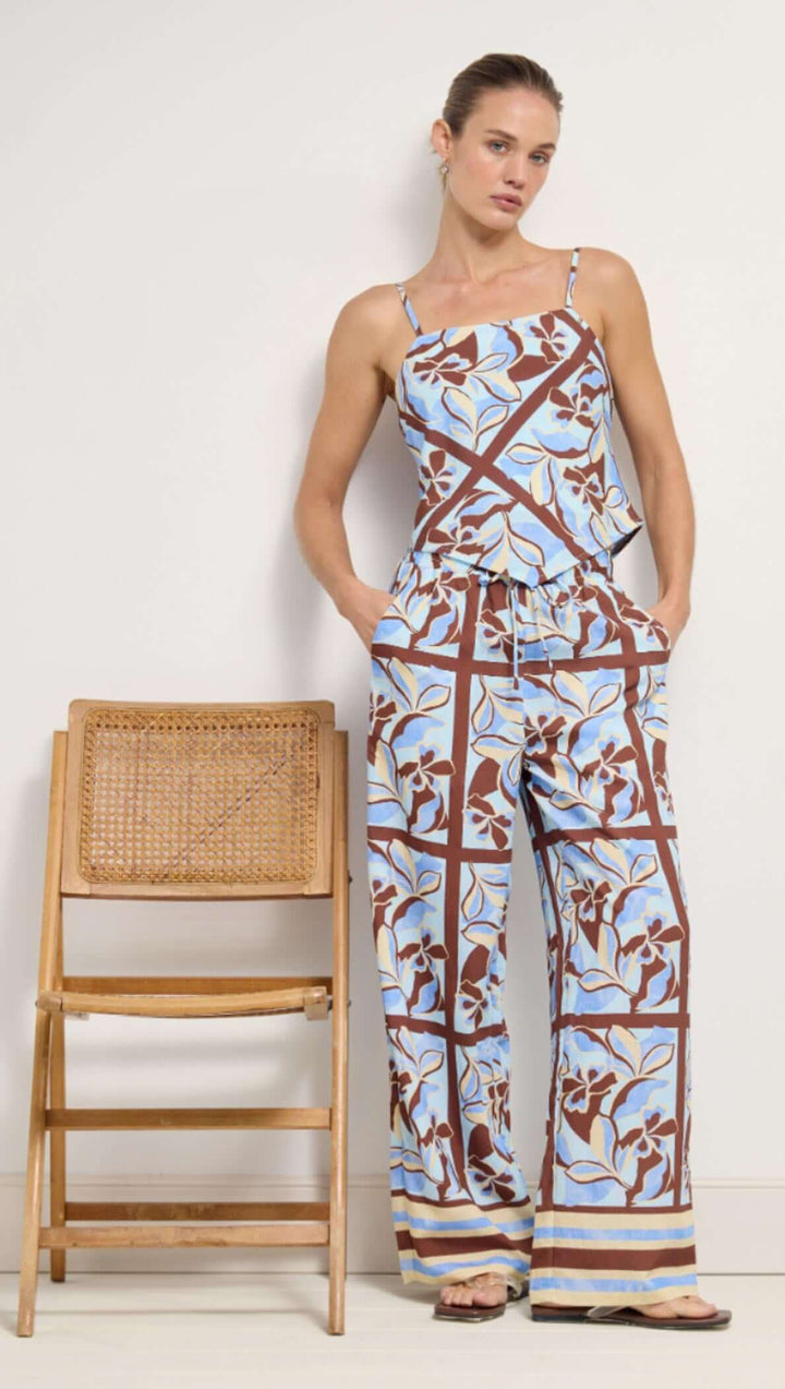 Staple The Label Cielo Drawstring Pants - Abstract