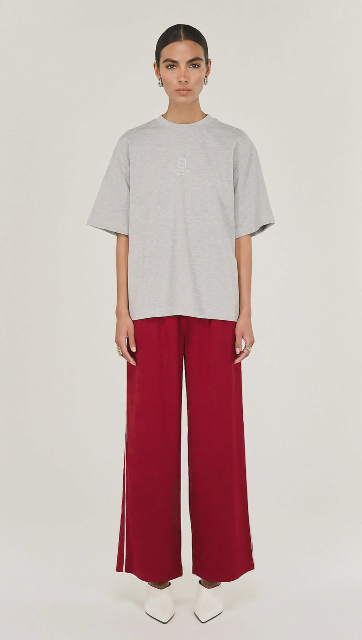 Staple The Label Staple Oversize Tee - Grey Marle