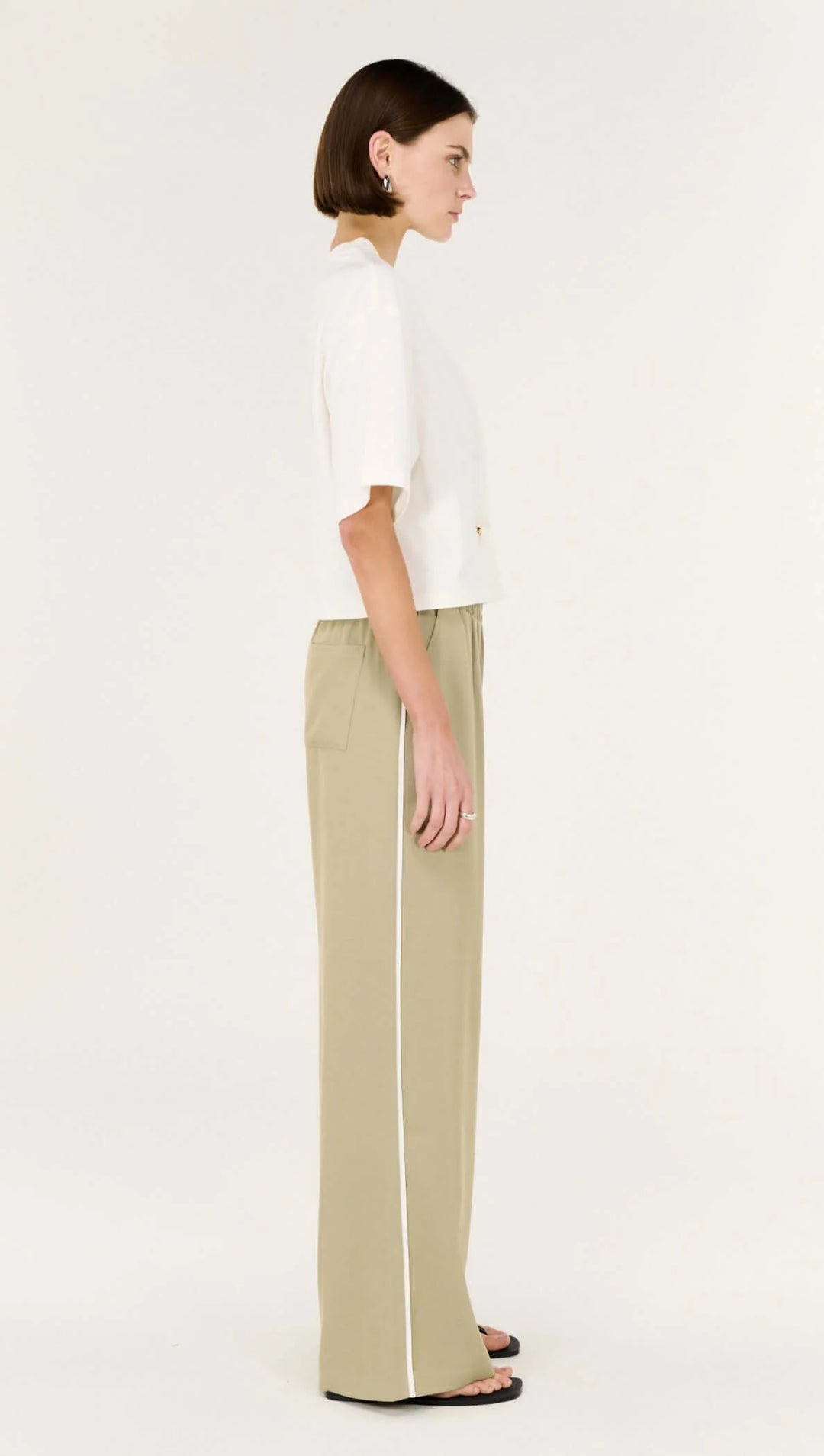 Staple The Label Dion Pant - Sage/Cream