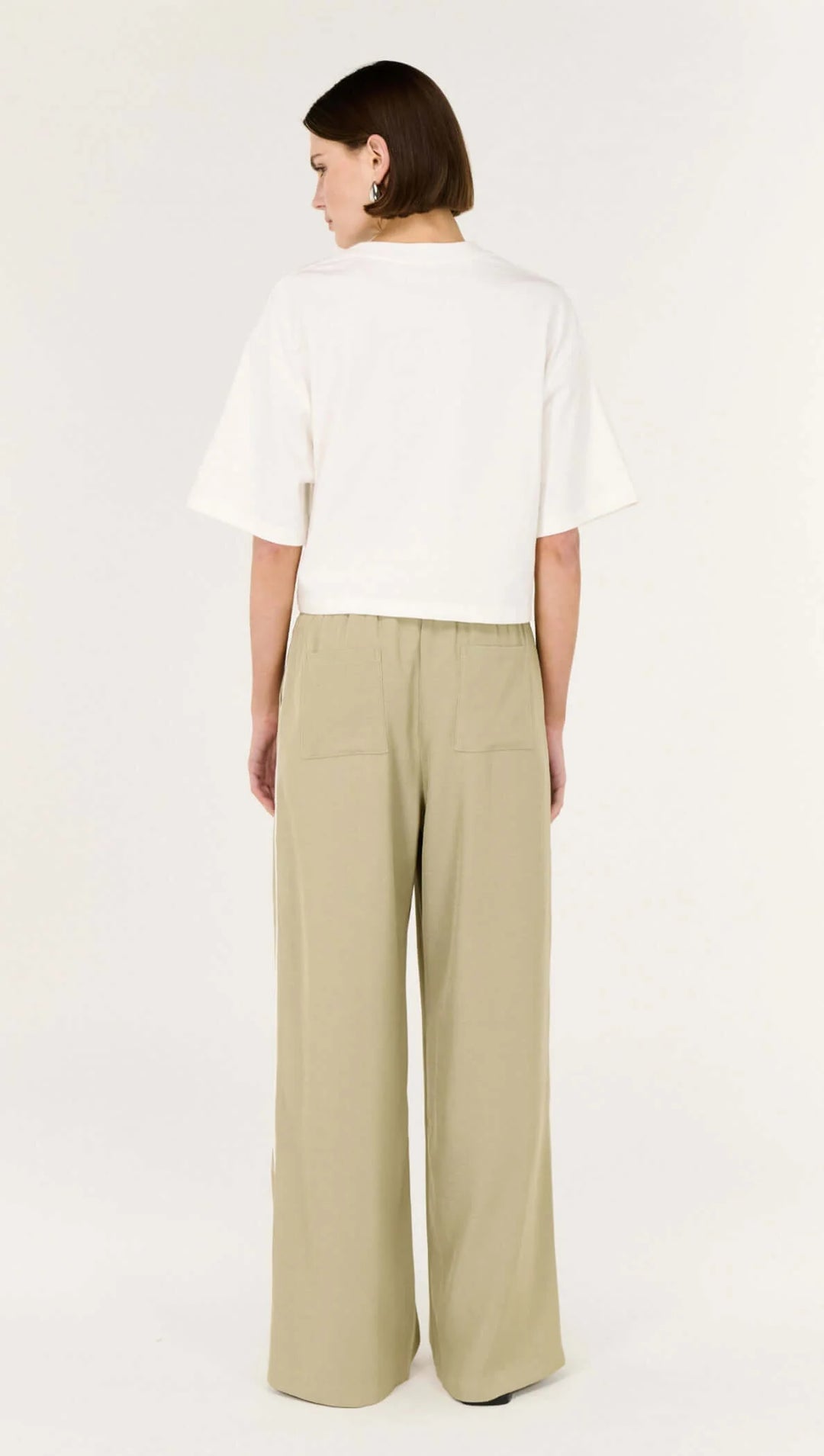 Staple The Label Dion Pant - Sage/Cream