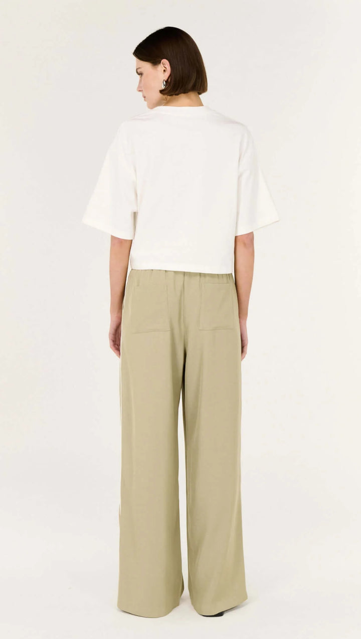 Staple The Label Dion Pant - Sage/Cream