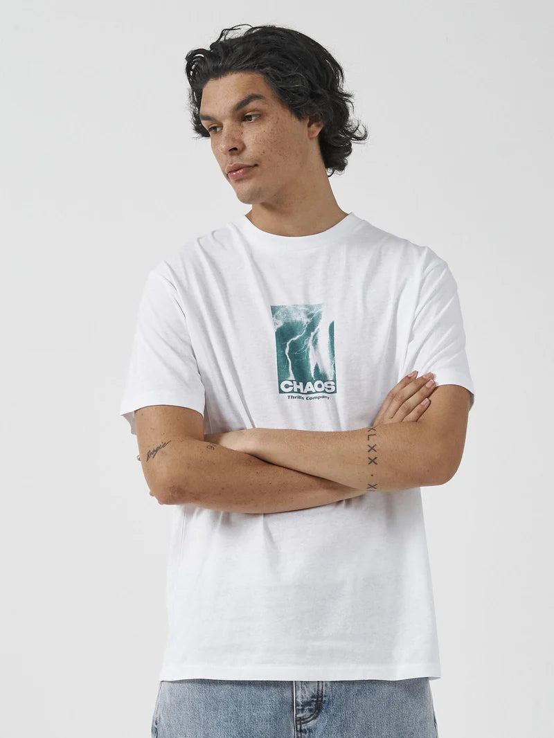 Thrills Electric Chaos Merch Fit Tee - White
