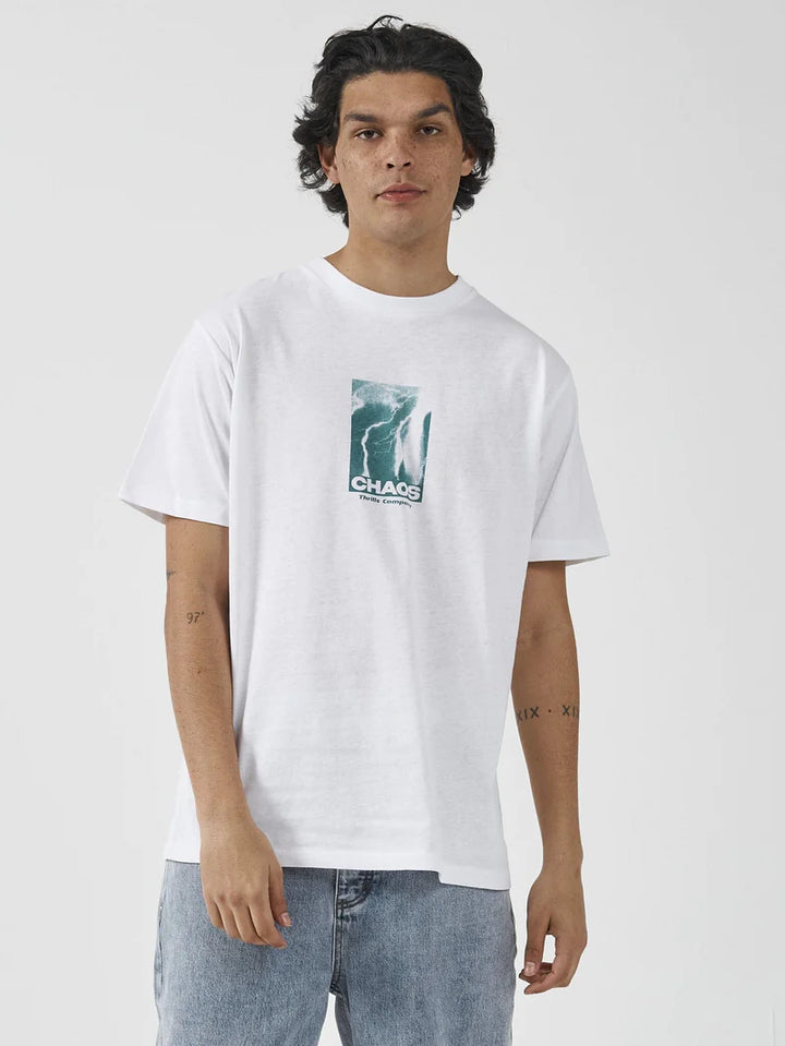 Thrills Electric Chaos Merch Fit Tee - White
