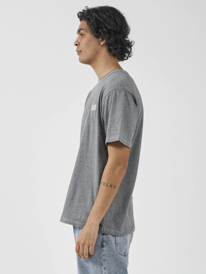 Thrills Forever Thrills Merch Fit Tee - Dark Charcoal Marle