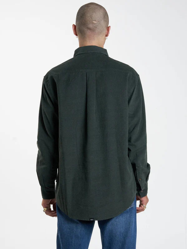 Thrills Gravitating Naturally Cord Long Sleeve Shirt- Thme