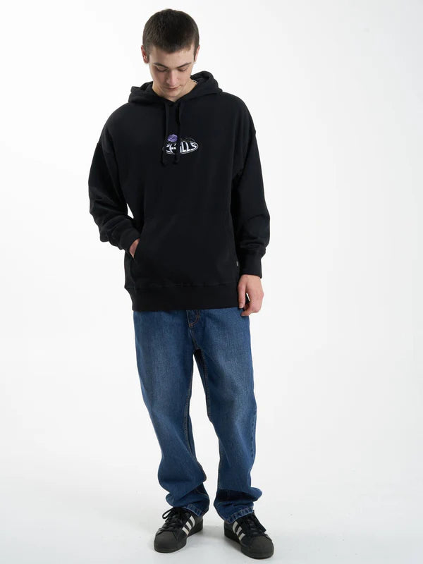 Thrills Sub Rosa Slouch Pull On Hood- Black