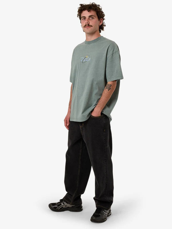 Thrills Ambient Connections Box Fit Oversize Tee - Chinois Green