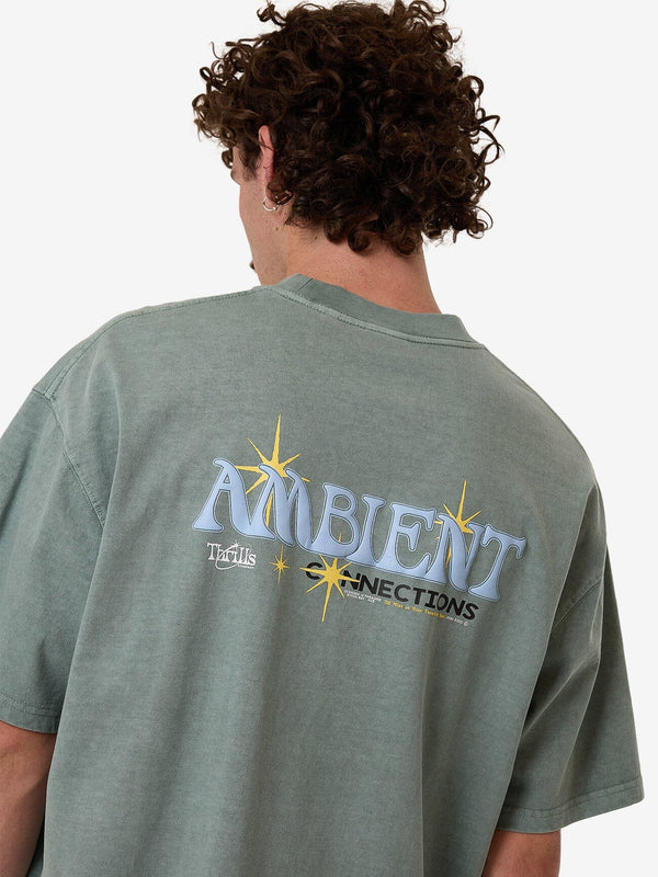 Thrills Ambient Connections Box Fit Oversize Tee - Chinois Green