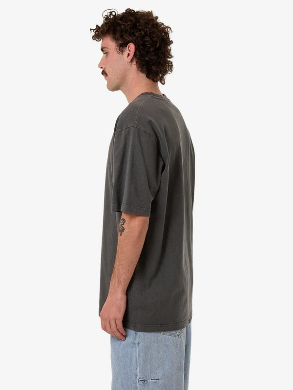Thrills Born To Fly Embro Oversize Fit Tee - Merch Black