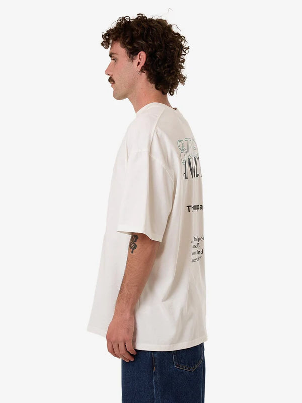 Thrills Sweet Anarchy Box Fit Oversize Tee - Dirty White