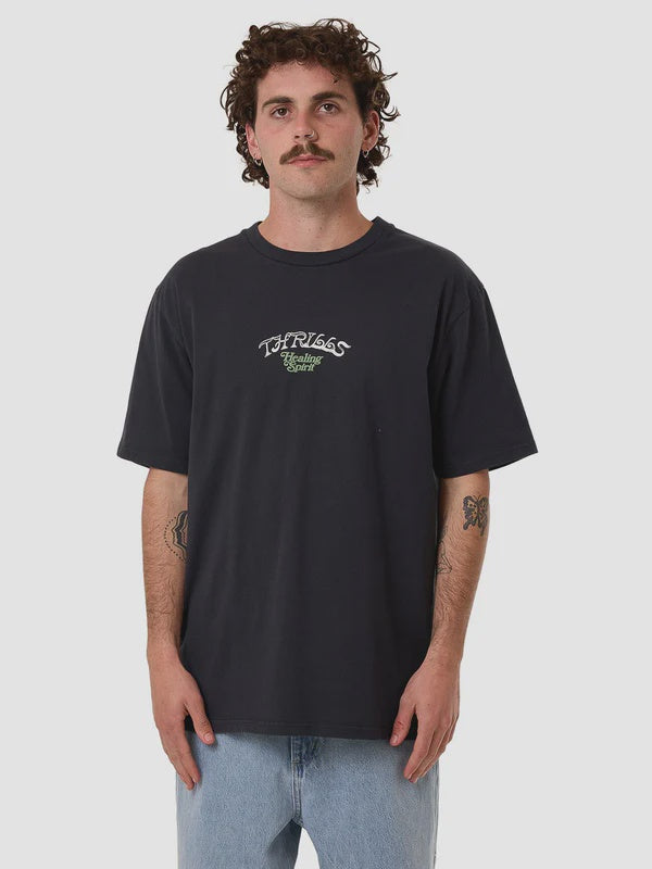 Thrills Searchers Oversize Fit Tee - Twilight Black