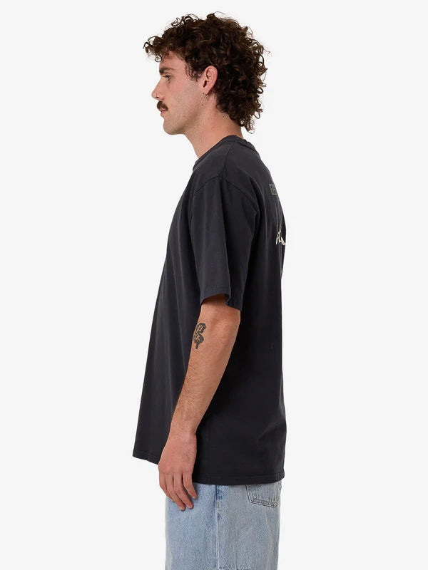 Thrills Searchers Oversize Fit Tee - Twilight Black