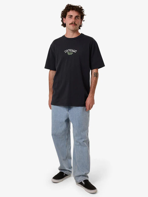 Thrills Searchers Oversize Fit Tee - Twilight Black