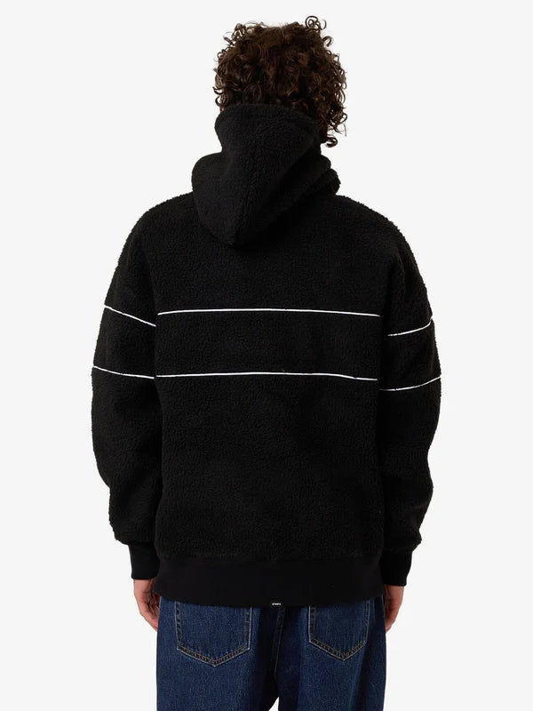 Thrills Hazed Slouch Polar Fleece - Black