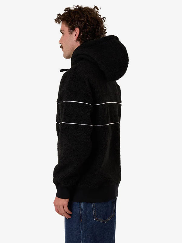 Thrills Hazed Slouch Polar Fleece - Black