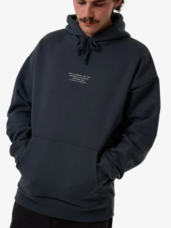 Thrills New Issue Slouch Pull On Hood - Petrol