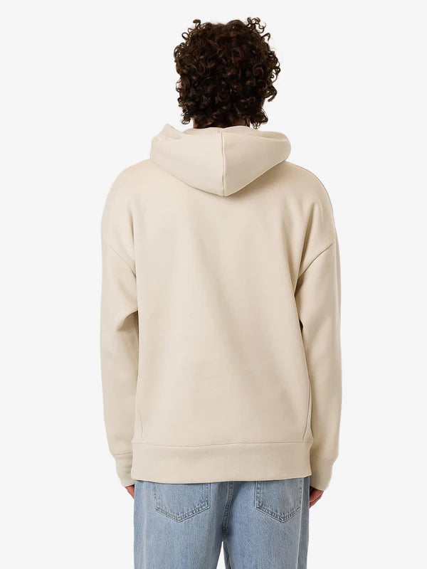 Thrills Locked In Slouch Pull On Hood - Heritage White