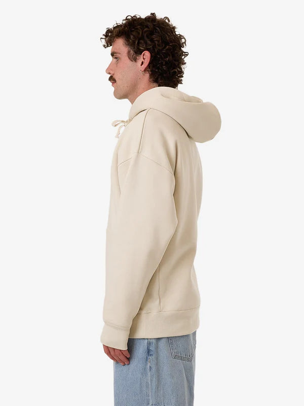 Thrills Locked In Slouch Pull On Hood - Heritage White