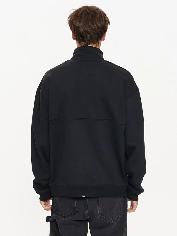 Thrills Born To Fly Quarter Zip Fleece - Pirate Black