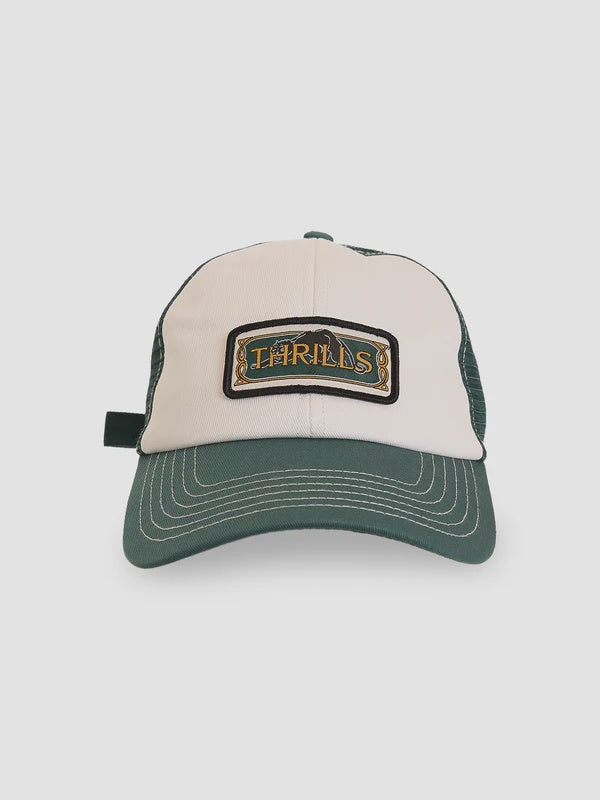 Thrills In The Shadows Trucker Cap - Heritage White