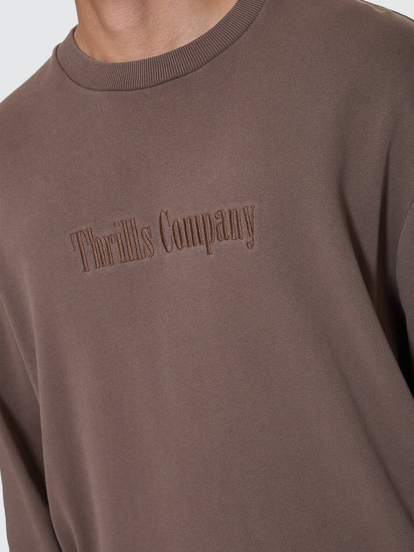 Thrills Primitive Box Fit Cropped Crew - Falcon
