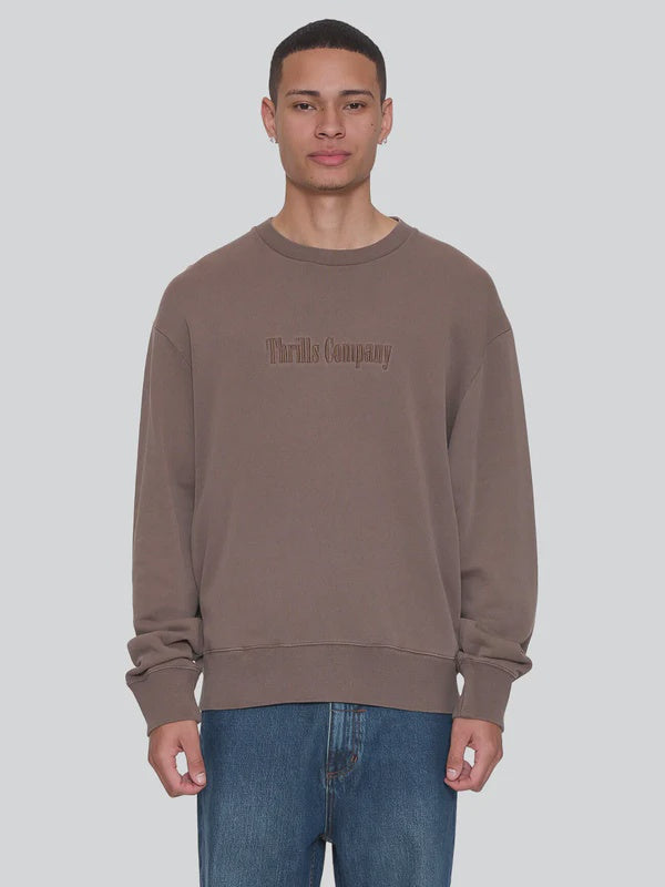 Thrills Primitive Box Fit Cropped Crew - Falcon