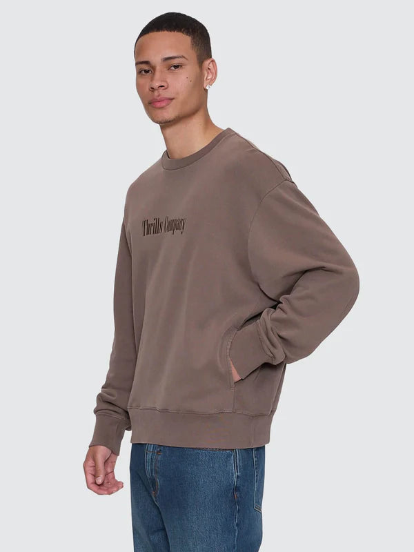 Thrills Primitive Box Fit Cropped Crew - Falcon