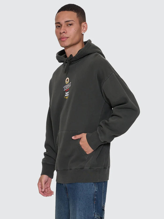 Thrills Against All Odds Slouch Pull On Hood - Oil Green