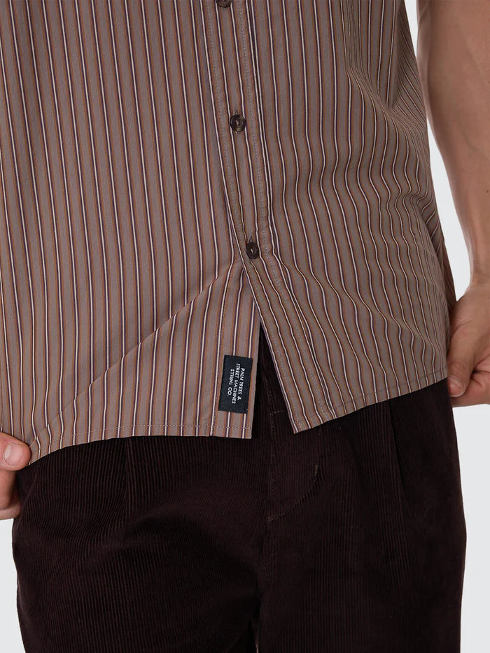 Thrills Deep In The Heart Of Byron Cropped Short Sleeve Shirt - Falcon