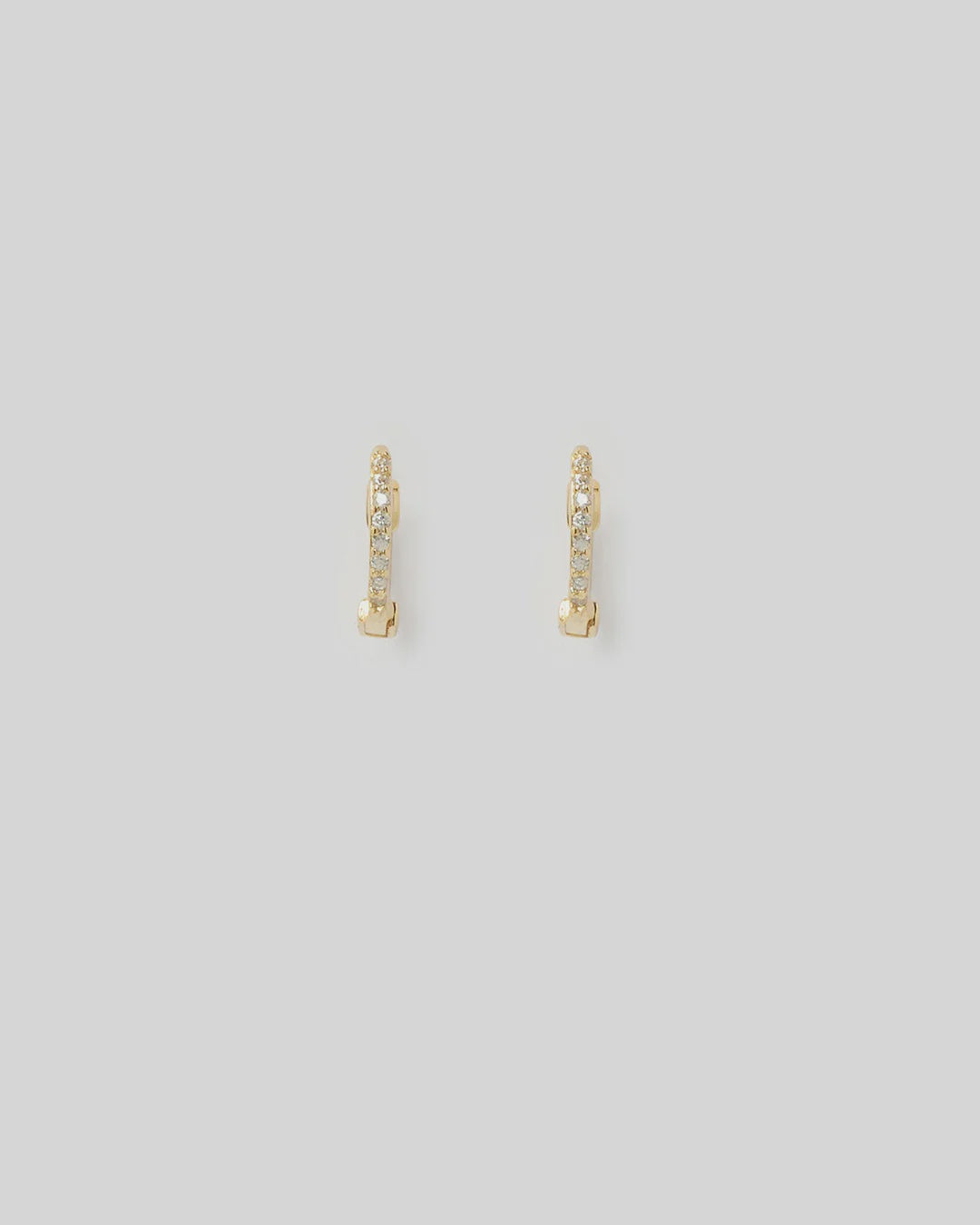 Arms Of Eve Tabitha Gold Huggie Earrings - Maxi