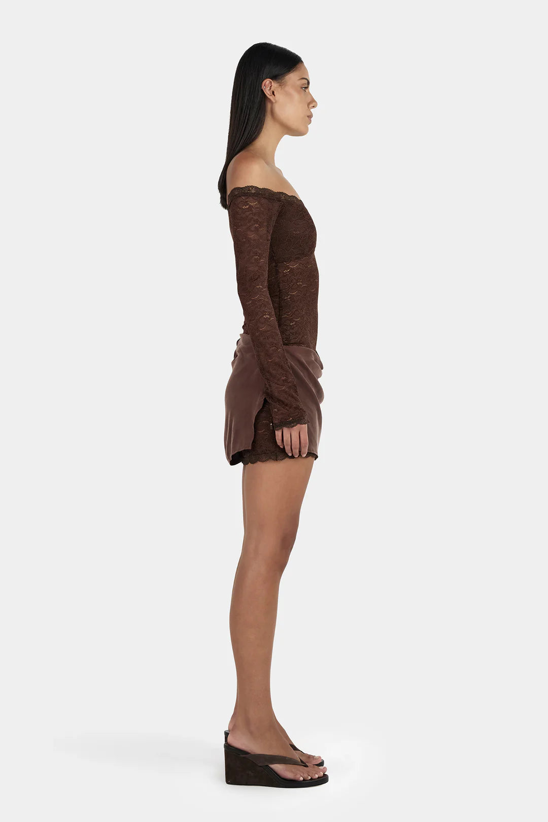 Ownley Tahnee Mini Dress - Chocolate