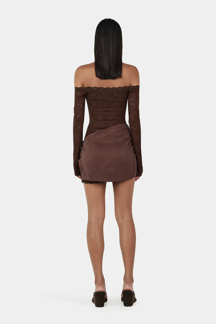 Ownley Tahnee Mini Dress - Chocolate