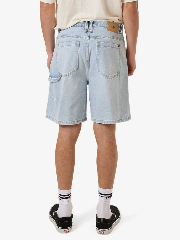 Thrills Slacker Denim Short - Ether Blue