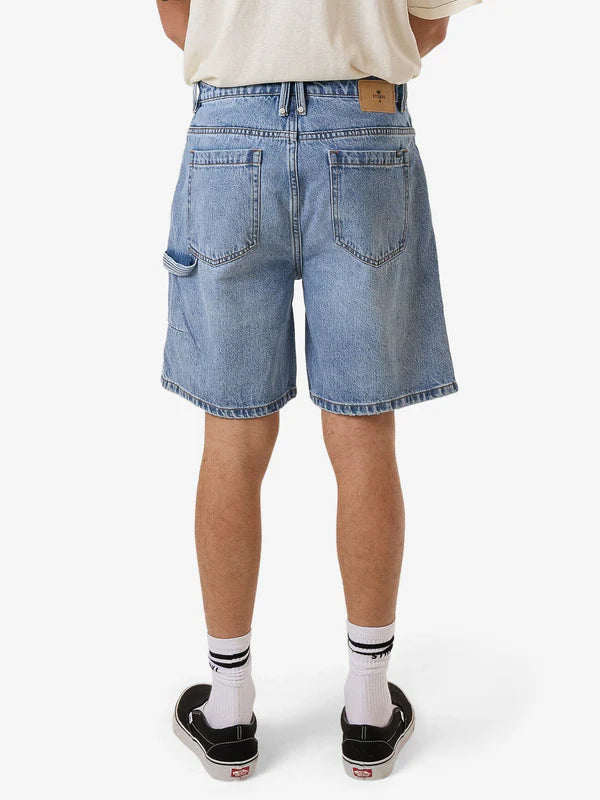 Thrills Slacker Denim Short - Tempest Blue