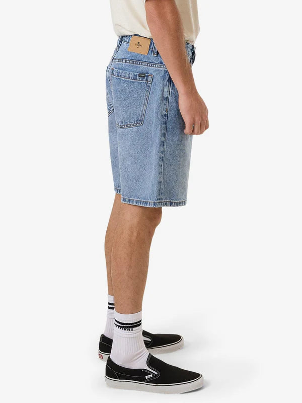 Thrills Slacker Denim Short - Tempest Blue