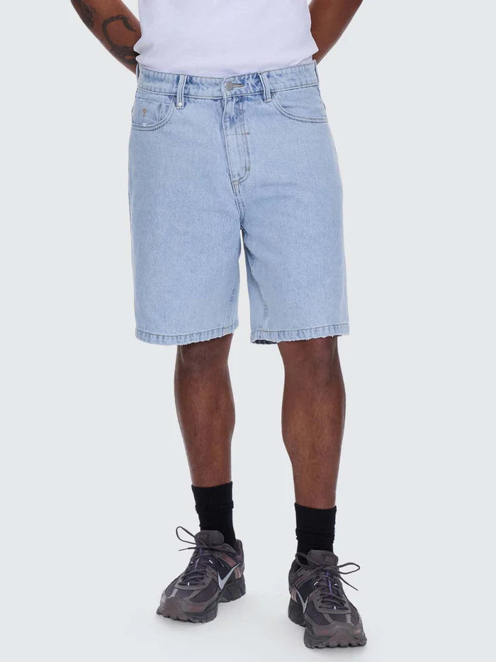 Thrills Slacker Relaxed Denim Short-Serenity Blue