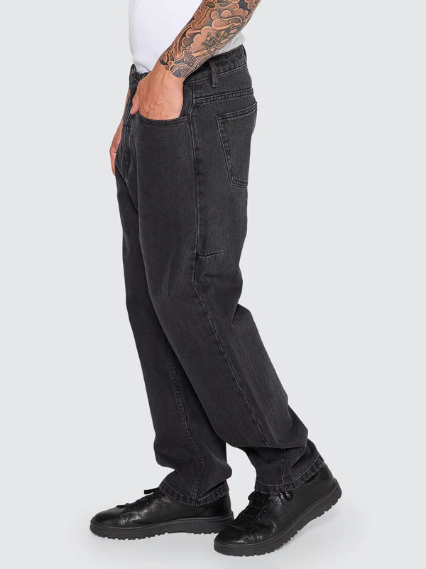 Thrills Slacker Denim Jean - Aged Black