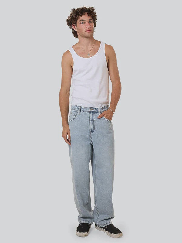 Thrills Big Slacker Baggy Denim Jean - Dusk