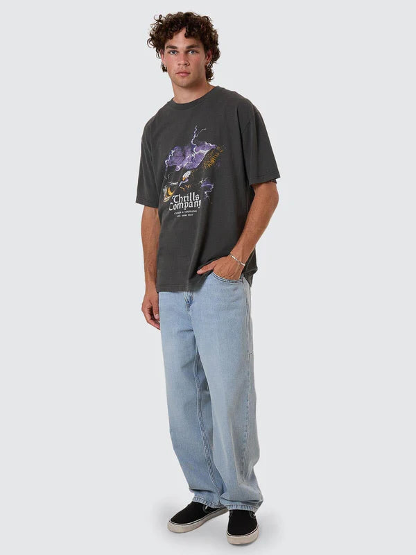 Thrills Big Slacker Baggy Denim Jean - Dusk