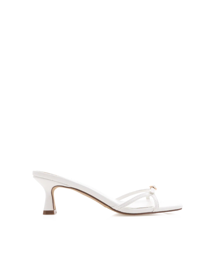 Billini Tesni Heel - White Shine