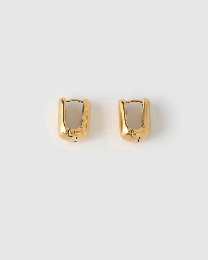 Arms Of Eve Tessa Gold Hoop Earrings - Maxi 18mm